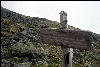 Worn Sign, White Mountains, AT, New Hampshire