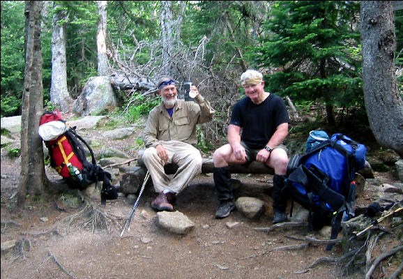 Greybeard and Admiral, White Mountains, AT, New Hampshire