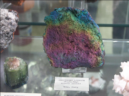 PICT0761 Irridescent Limonite Franklin Mineral Museum New Jersey