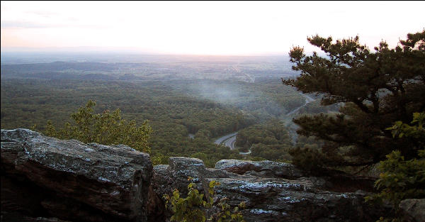 View from Bears Den Hostel, AT,Northern Virginia