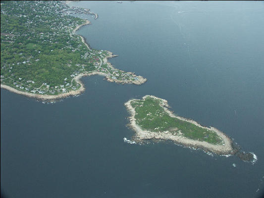 PICT5525 Aerial View Straitsmouth Island North Shore Boston 