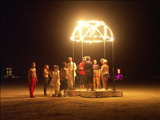 PICT8574 Night Art Burning Man Black Rock City Nevada