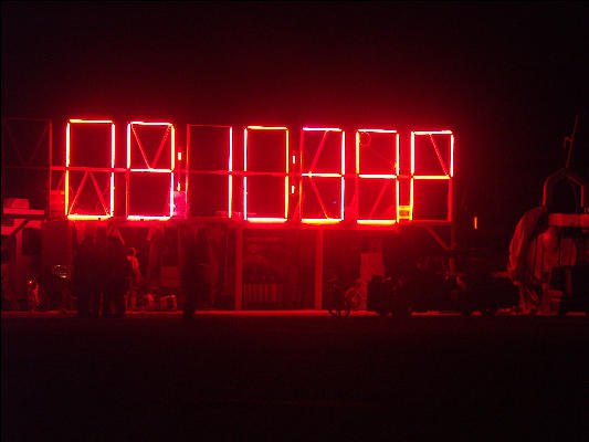 Pict9073 Night Art Burning Man Black Rock City Nevada