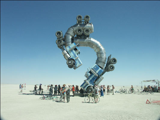 Pict9502 Big Rigs Burning Man Black Rock City Nevada