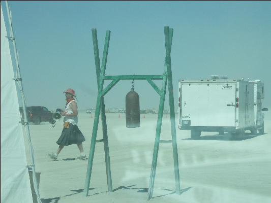 PICT1406 Welcome Bell Burning Man Black Rock City Nevada