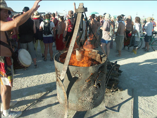 PICT8411 Cauldron Burning Man Black Rock City Nevada