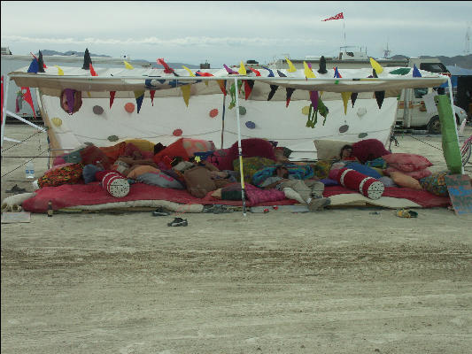 Pict8741 Resting Burning Man Black Rock City Nevada