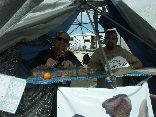 Pict8792 Camp Nose Fish Burning Man Black Rock City Nevada