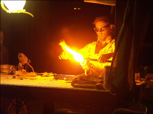 Pict9015 Glass Blowing Burning Man Black Rock City Nevada