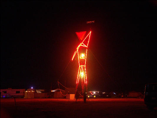 Pict9100 Man Duplicate Burning Man Black Rock City Nevada