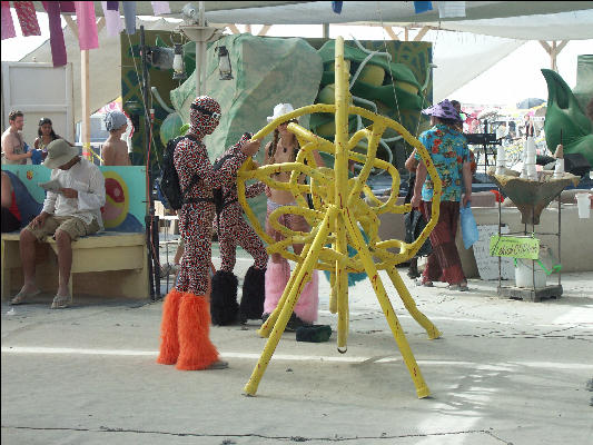 Pict9142 Spiderman And Maze Burning Man Black Rock City Nevada