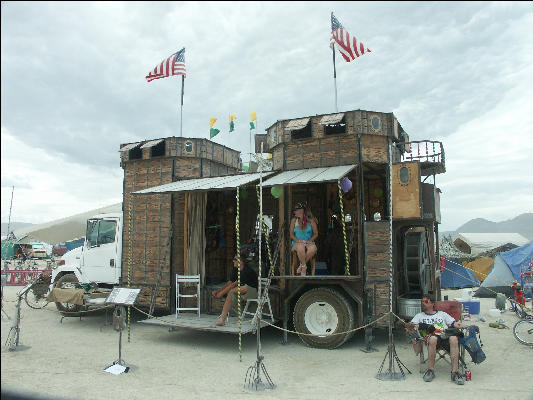 Pict9230 Castle Of Village Blacksmith Burning Man Black Rock City Nevada