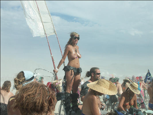 Pict9316 Critical Tits Bike Rideburning Man Black Rock City Nevada