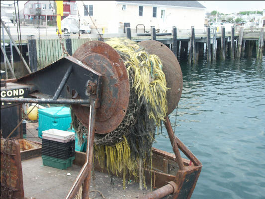 PICT5777 Net on Fishing Boat Provincetown Cape Cod 