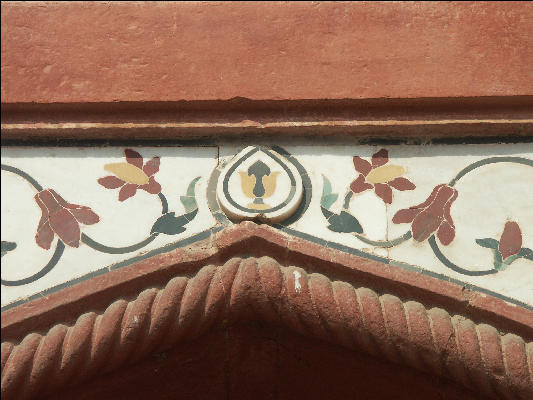 Pict3840 Pietra Dura Detail Taj Mahal Agra