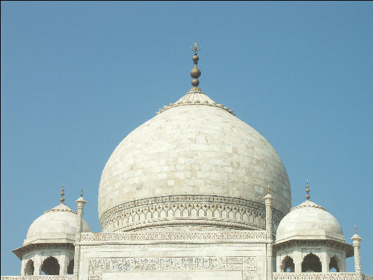 Pict3900 Taj Mahal Domes Agra