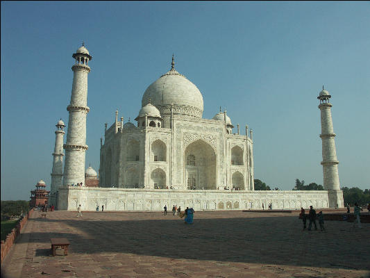 Pict4045 Taj Mahal From The Side Agra