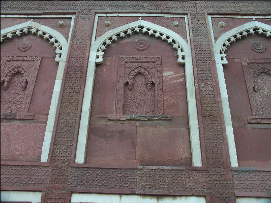 Pict4326 Agra Fort Stone Wall Agra