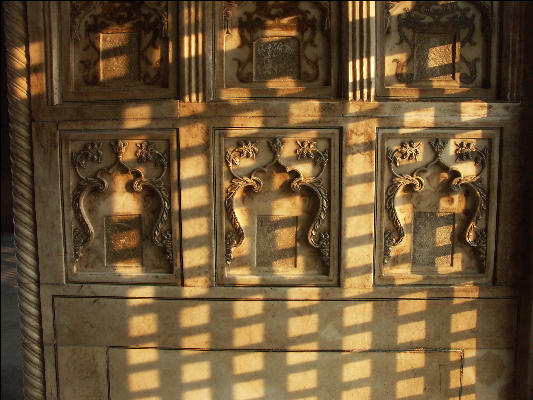 Pict4379 Agra Fort Khas Mahal Shadows Agra