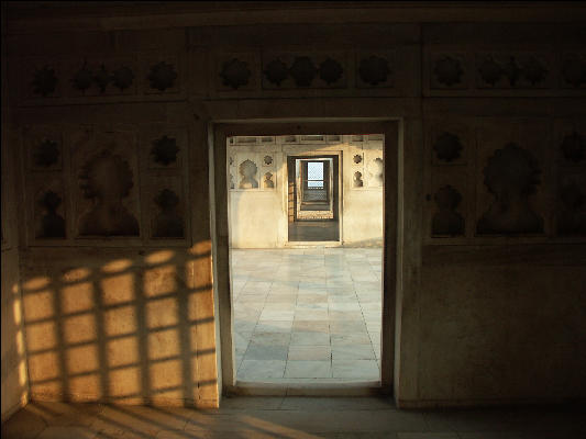 Pict4382 Agra Fort Khas Mahal Door Agra