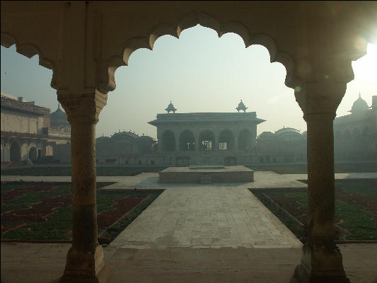 Pict4437 Agra Fort Arches Agra