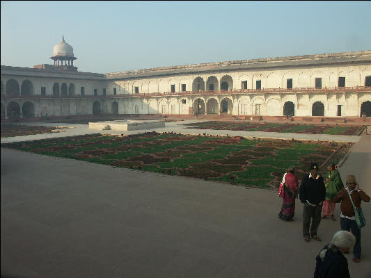 Pict4442 Agra Fort Courtyard Agra