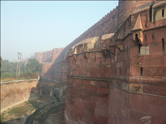 Pict4450 Agra Fort View From Outside Agra