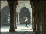 Pict0609 Man Sweeping Red Fort Delhi