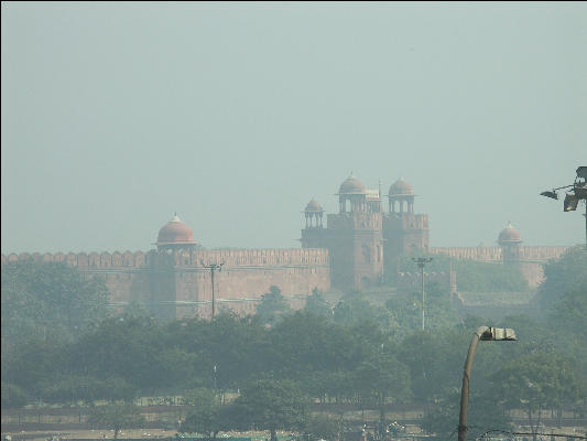 Pict0698 Red Fort From Jami Masjid Delhi