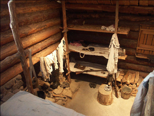 PICT0177 Hut Interior Morristown National Historical Park New Jersey