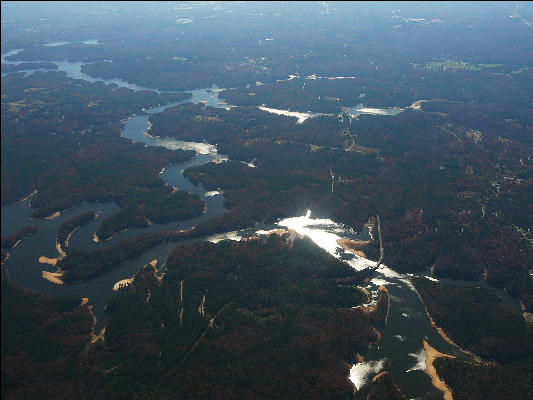 P1020147 Falls Lake Drought Plane Trip Durham To Kitty Hawk