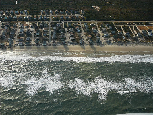 P1020328 Ocean Shoreline Plane Trip Durham To Kitty Hawk