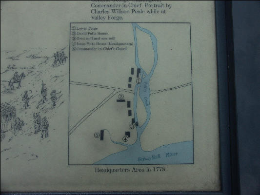 Pict4756 Map Of Headquarters Valley Forge Pennsylvania