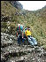 Porters resting on the trail up to Dead Woman's Pass Inca Trail