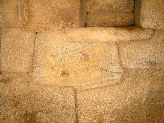 Close up of rock on Artist's Wall